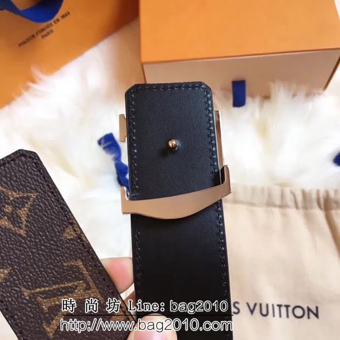 路易威登LV MADE in S ain 原單 M9821扣皮帶系列 高端男士皮帶 LHG1056